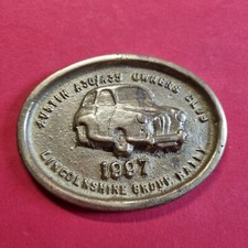 Austin A30/A35 Owners Club. Lincolnshire Group Rally 1997. Oval Brass Plaque 