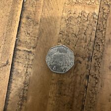 1987 50p Coin Christmas Isle Of Man