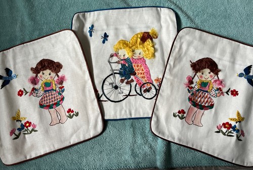 Vintage hand embroidered - vintage,