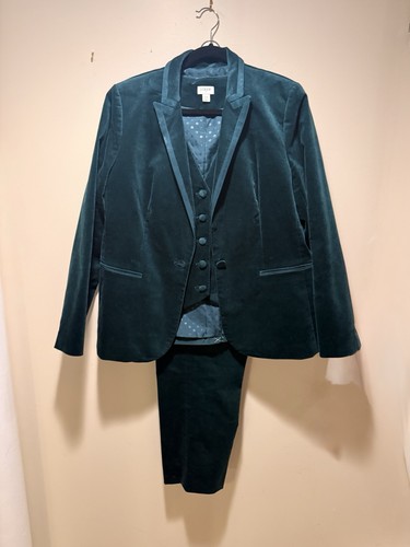 Crew green velvet piece - j.crew, 3-piece