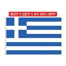 Large greek flag 5x3ft - greek,