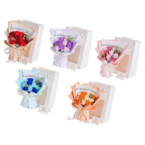 Preserved roses soap flowers - preserved,