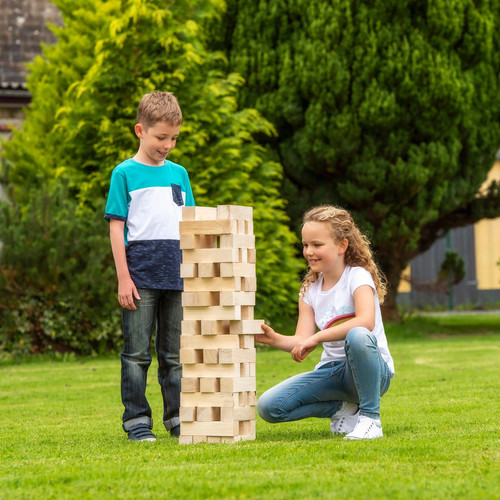 Giant wooden tumbling tower - tumbling,