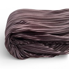 Chocolate Brown Plisse Pleated
