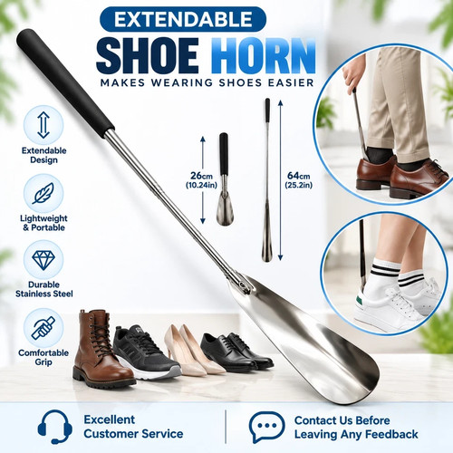 Long shoe horn - long, extendable