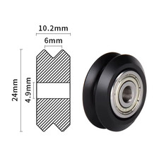 12 PCS POM Pulley V-Slot