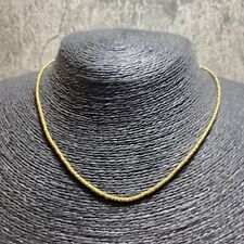 ROSA PINHEIRO Rings Necklace Gold Tone Collar Chain Brazilian Designer Retro
