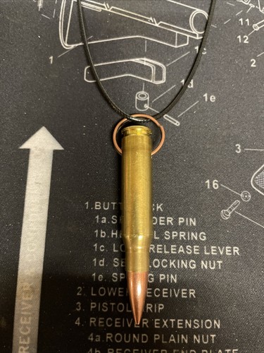 Bullet necklace nato - 7.62 ,