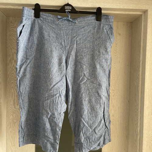 George blue linen blend - george,