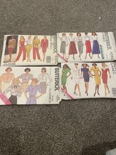 Butterick Sewing Patterns Women’s Size 18-20 For Shirts Skirts And Dresses