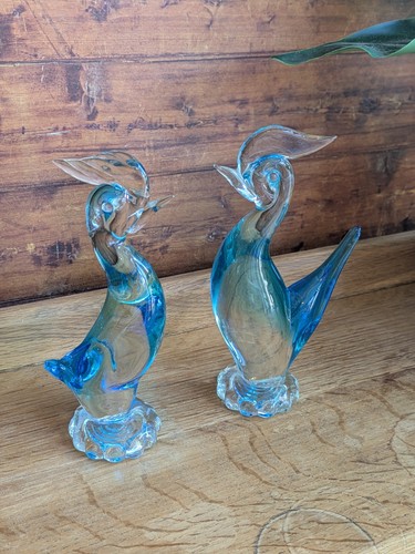 Pair vintage 1970 blue - pair,