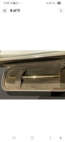 Gold plated sheaffer fountain - gold,