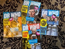 RARE! DR WHO  x 4 PHOTO BOOK