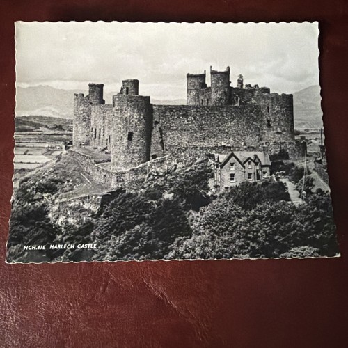 Postcard harlech castle - postcard,