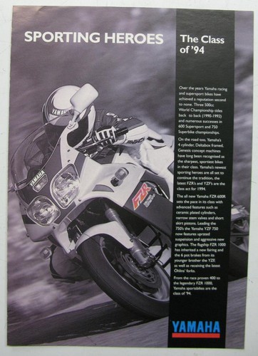 Yamaha fzr yzr range - yamaha,