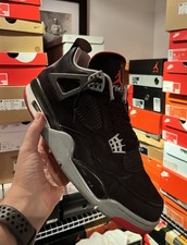 Jordan 4 Retro Bred 2012 Black Cement Grey Fire Red OG Box UK 10 US 11 EU 45 