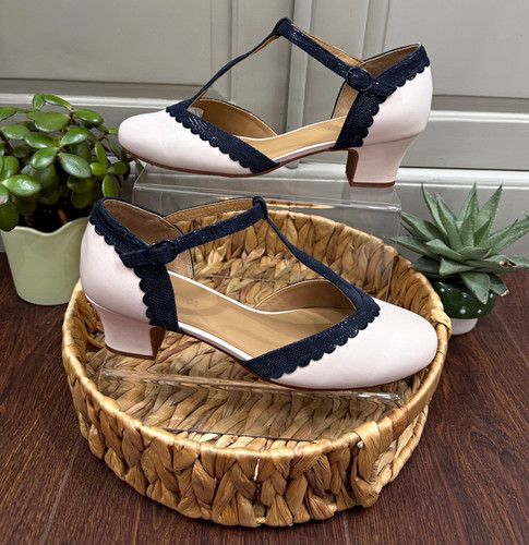 Hotter viviene cream navy blue - navy,