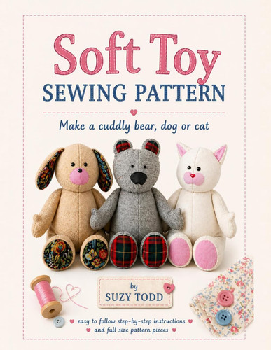 Soft toy sewing pattern make - toy, pattern: