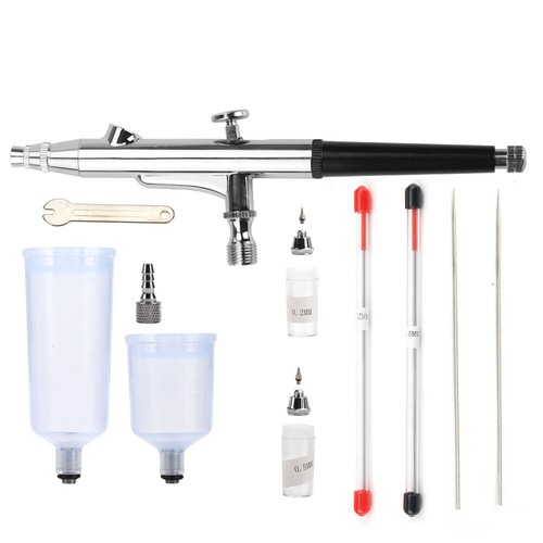 Dual action airbrush - dual, kit