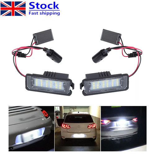 Pair led number - number, license