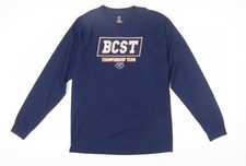 Hanes Men's Blue L Long Sleeve