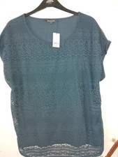 Ladies Blue Lace Type Overlay