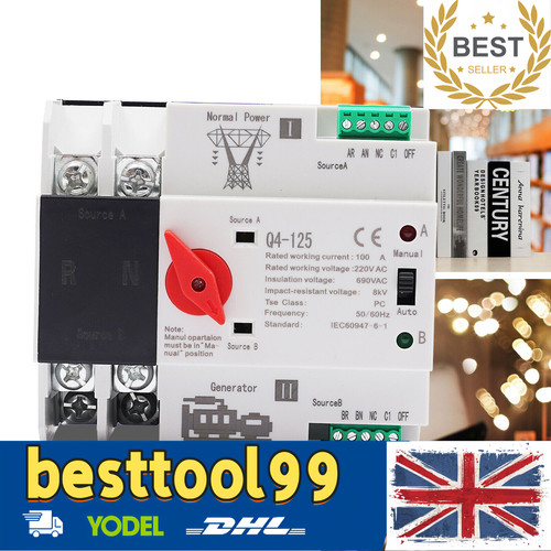 100a dual power - 2p,