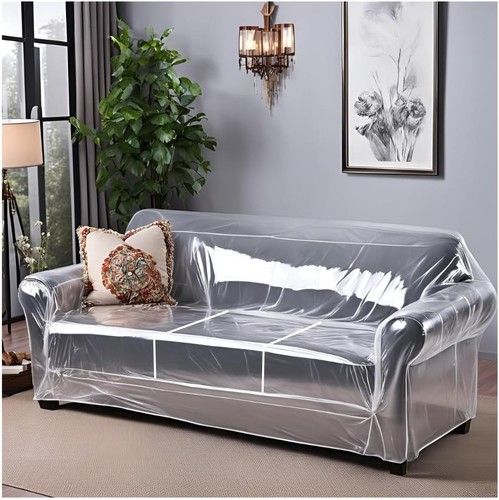 Clear couch cover thick - cover,