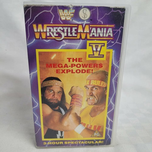 Wwe wrestlemania vhs - wrestlemania, 5