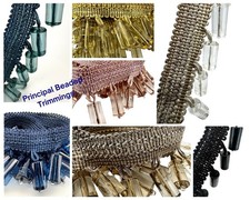 Principal Beaded Trim edging for lampshades, blinds etc - lengths as listed