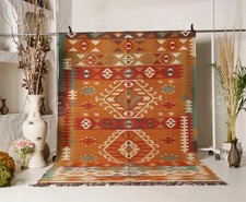 Rug Wool Jute Indian Village