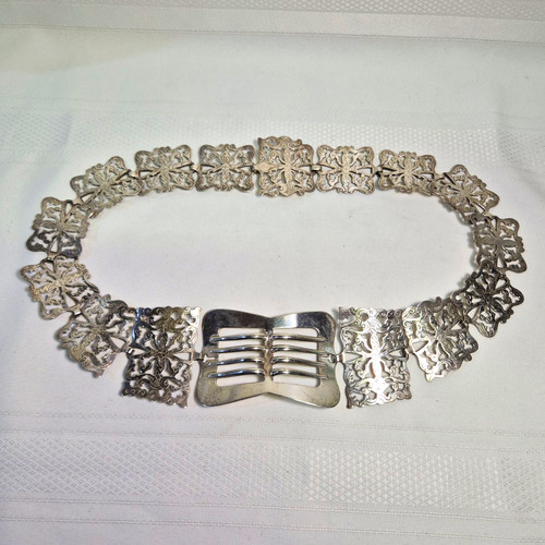 Victorian silver plated nurse - silver,