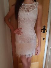 Lipsy Lace Feather Dress size 6