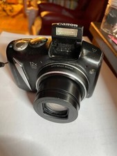 Canon Powershot SX130 IS Black 12.1 megapixels 12X optical zoom 16gb SD card