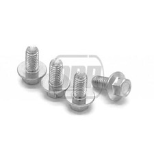 M6 x 12mm Hex Head Bolts 4pcs Flanged Screws Pit Mx Monkey Dirt Quad Motor Bike