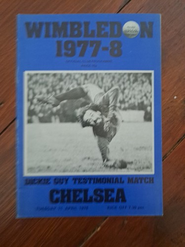 Wimbledon chelsea 1977 78 - v,