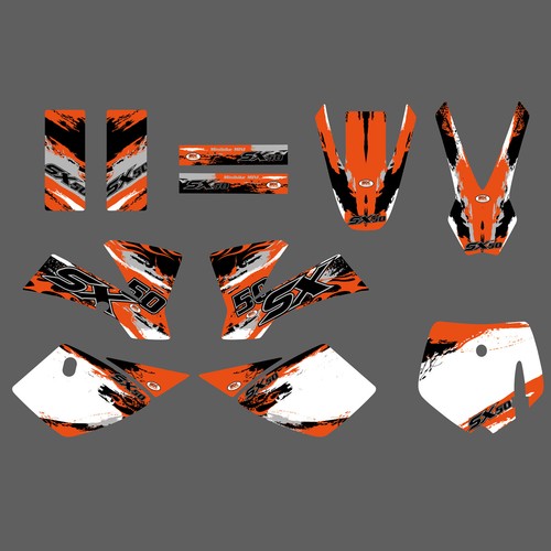 Graphics decals kit for ktm - decals,