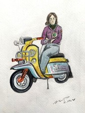 Northern Soul; "Pride and Joy",  A signed, original water colour painting