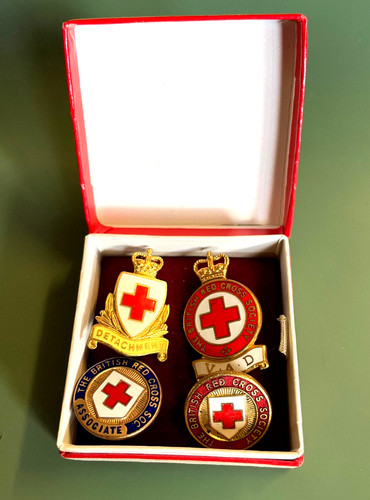 Vintage british red cross - british,