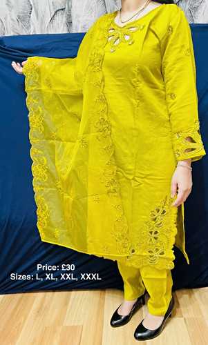Women yellow embroidered - yellow,