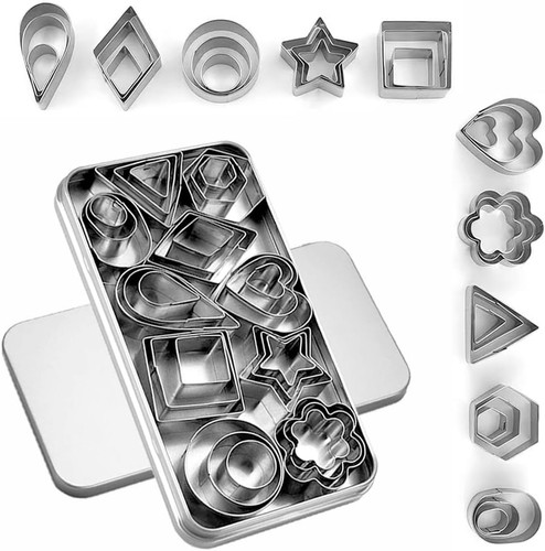 Pack mini cookie cutters - 30-pack,