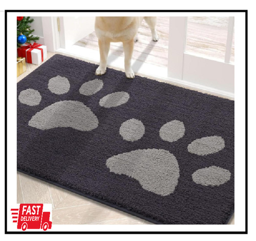Dog door mat for - dog, paws