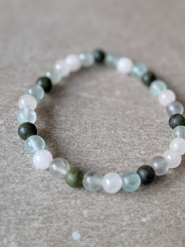 Stretchy gemstones bracelet - gemstones,