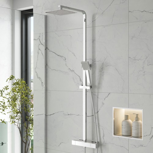 Thermostatic mixer shower - thermostatic,