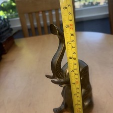 Vintage Brass Lucky Elephant