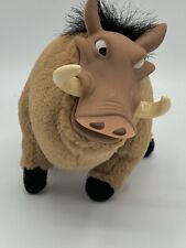 pumbaa disney the lion king vtg plush with plastic head mattel 1990s Simba Scar 
