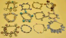 12 Charm Bracelets - Costume