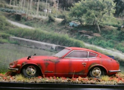 Abandoned datsun 240z japanese - datsun,