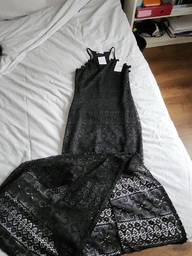 Black long net - long, 10