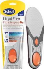 Scholl LiquiFlex Extra Support Insoles 5-in-1 with Memory Foam Arch Support